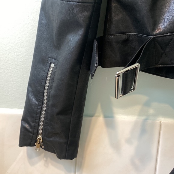 🖤🖤🖤 True Religion - Onyx Shearing Biker Jacket Size Small - Picture 10 of 11